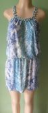 Vestido curto azul