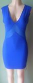 Vestido azul curto