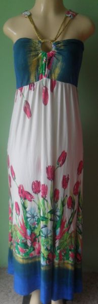 Vestido Longo azul